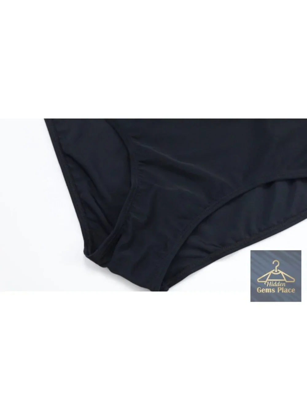 High Waisted Swim Skirt Bottoms with Ruffle Hem and Built-in Brief